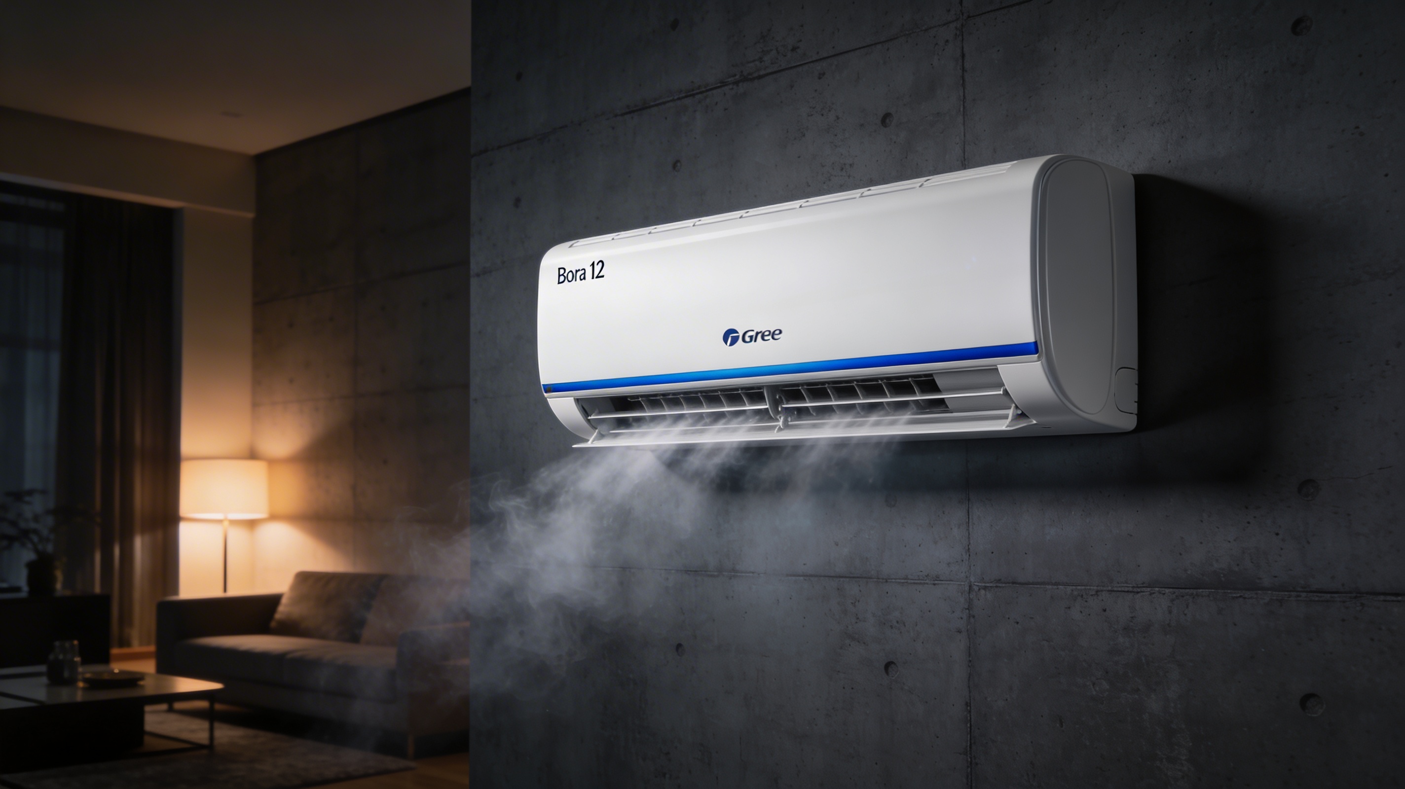 Кондиционер Gree Bora 12 в интерьере